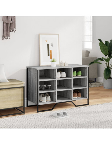 Scarpiera Grigio Sonoma 90x38x61,5 cm in Truciolato