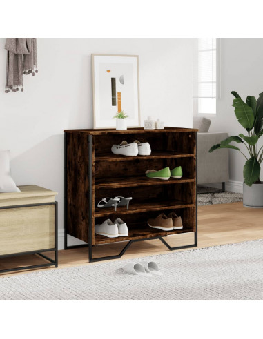 Scarpiera Rovere Fumo 80x38x78 cm in Truciolato