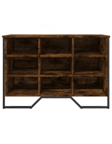 Scarpiera Rovere Fumo 90x38x61,5 cm in Truciolato