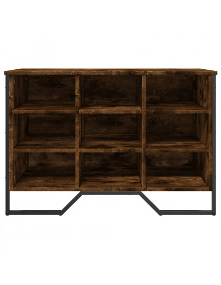 Scarpiera Rovere Fumo 90x38x61,5 cm in Truciolato