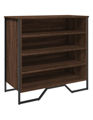 Scarpiera Rovere Marrone 80x38x78 cm in Truciolato