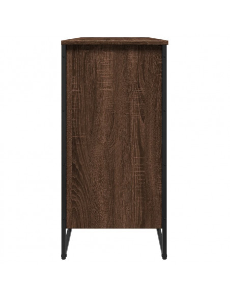 Scarpiera Rovere Marrone 80x38x78 cm in Truciolato