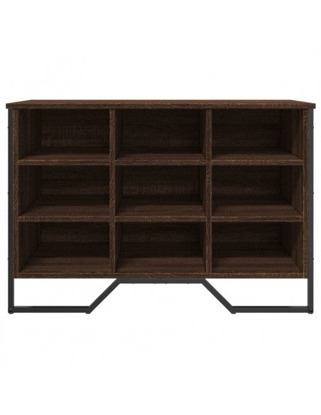 Scarpiera Rovere Marrone 90x38x61,5 cm in Truciolato