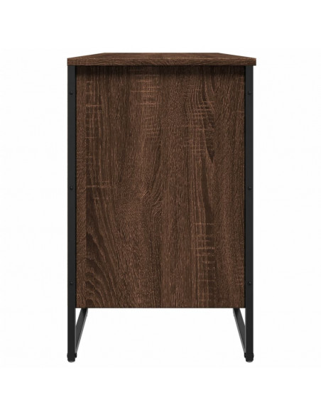 Scarpiera Rovere Marrone 90x38x61,5 cm in Truciolato