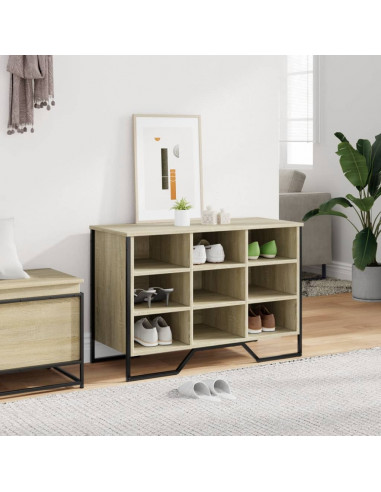 Scarpiera Rovere Sonoma 90x38x61,5 cm in Truciolato