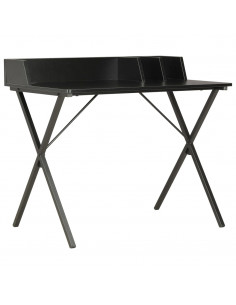 Scrivania Nera 80x50x84 cm 2