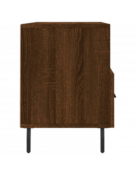 Mobile TV Rovere Marrone 102x36x50 cm in Legno Multistrato
