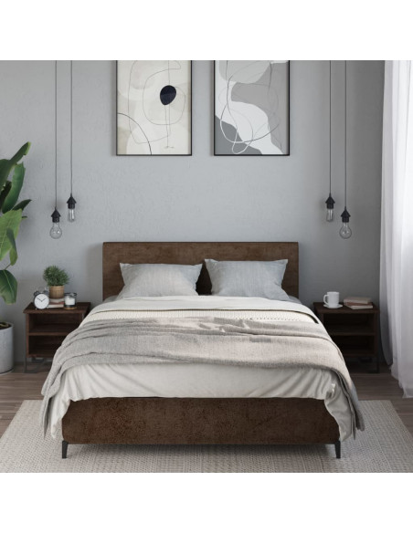 Comodini Rovere Marrone 2pz 40x30x40 cm in Truciolato