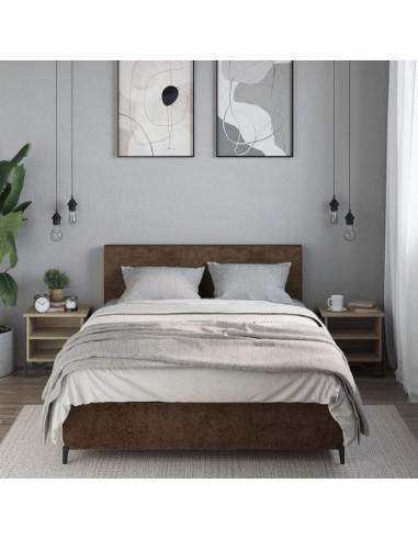 Comodini Rovere Sonoma 2pz 40x30x40 cm in Truciolato