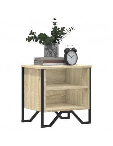 Comodini Rovere Sonoma 2pz 40x30x40 cm in Truciolato