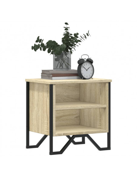 Comodini Rovere Sonoma 2pz 40x30x40 cm in Truciolato