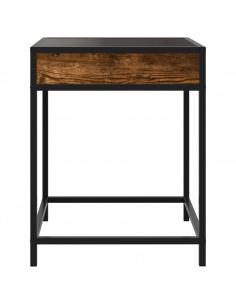 Comodino con LED Infinity Rovere Fumo 40x40x51 cm 2