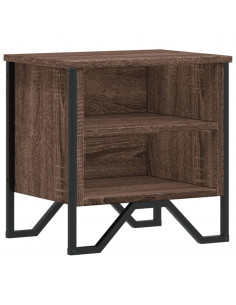 Comodino Rovere Marrone 40x30x40 cm in Truciolato 2