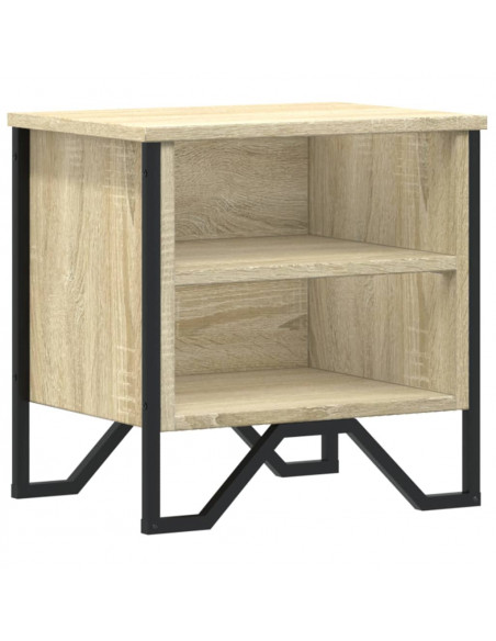 Comodino Rovere Sonoma 40x30x40 cm in Legno Multistrato