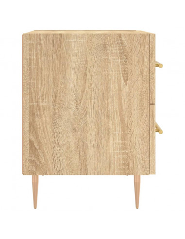 Comodino Rovere Sonoma 40x35x47,5 cm in Legno Multistrato