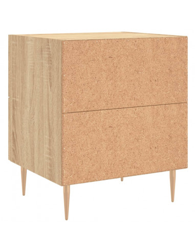 Comodino Rovere Sonoma 40x35x47,5 cm in Legno Multistrato