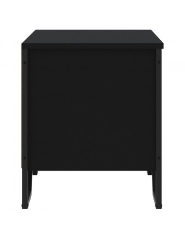 Scarpiera Nera 90x38x45,5 cm in Truciolato