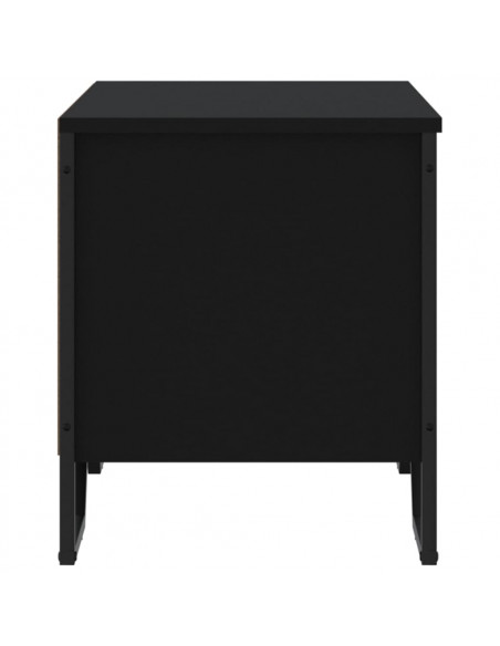 Scarpiera Nera 90x38x45,5 cm in Truciolato