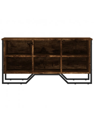 Scarpiera Rovere Fumo 90x38x45,5 cm in Truciolato