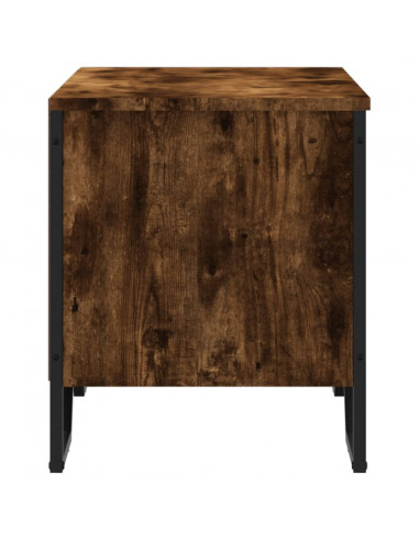 Scarpiera Rovere Fumo 90x38x45,5 cm in Truciolato