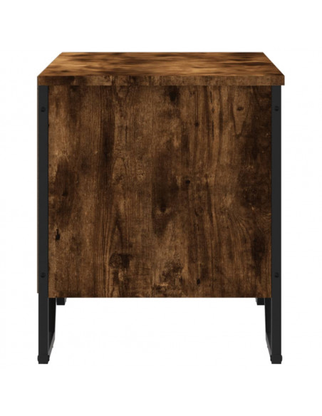 Scarpiera Rovere Fumo 90x38x45,5 cm in Truciolato