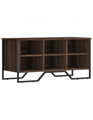 Scarpiera Rovere Marrone 90x38x45,5 cm in Truciolato
