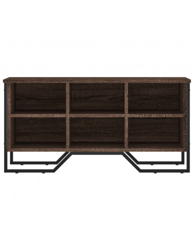 Scarpiera Rovere Marrone 90x38x45,5 cm in Truciolato