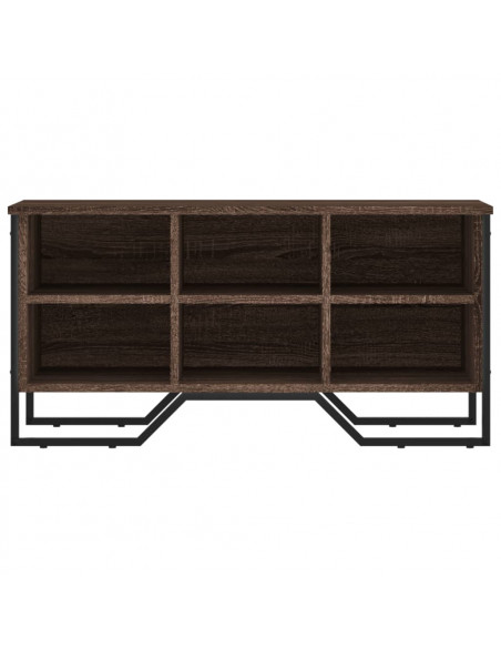 Scarpiera Rovere Marrone 90x38x45,5 cm in Truciolato