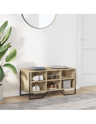 Scarpiera Rovere Sonoma 90x38x45,5 cm in Truciolato