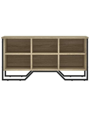 Scarpiera Rovere Sonoma 90x38x45,5 cm in Truciolato