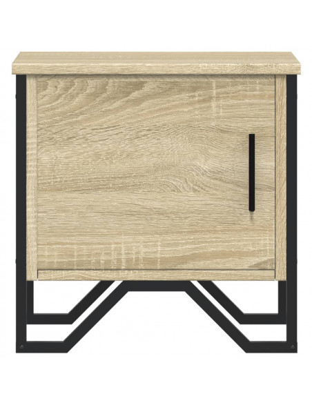 Comodino Rovere Sonoma 40x30x40 cm in Legno Multistrato