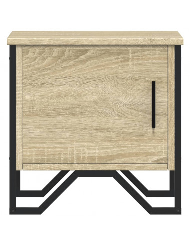 Comodini Rovere Sonoma 2 pz 40x30x40 cm in Legno Multistrato