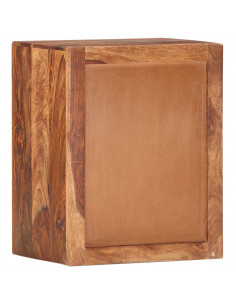 Comodino 40x30x50 cm in Legno Massello di Acacia 2