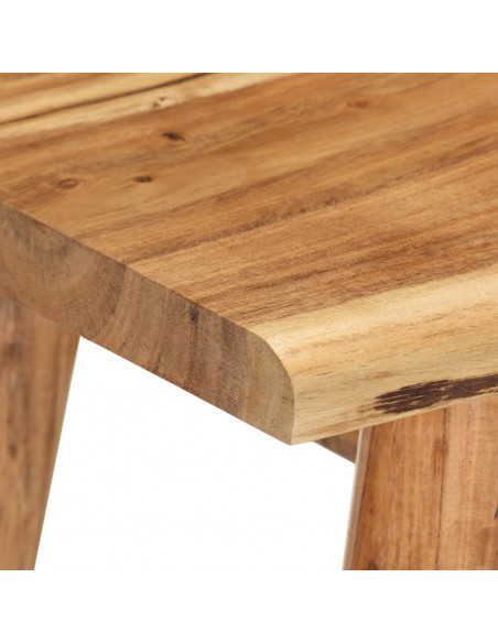 Comodino in Legno Massello d'Acacia 45x32x55cm