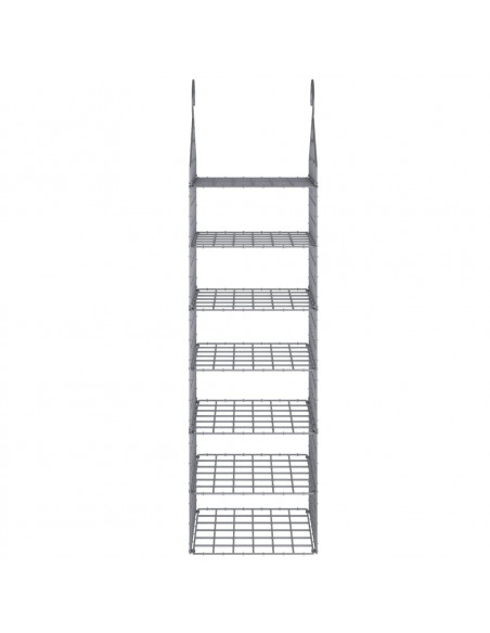 Organizer per Armadio da Appendere con 7 Ripiani