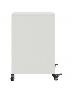 Comodini 2 pz Bianchi 36x39x59 cm in Acciaio 2