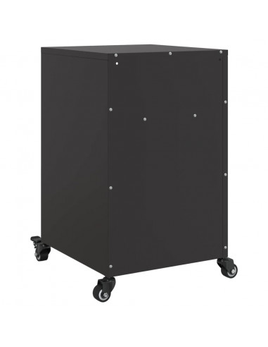 Comodini 2 pz Neri 36x39x59 cm in Acciaio