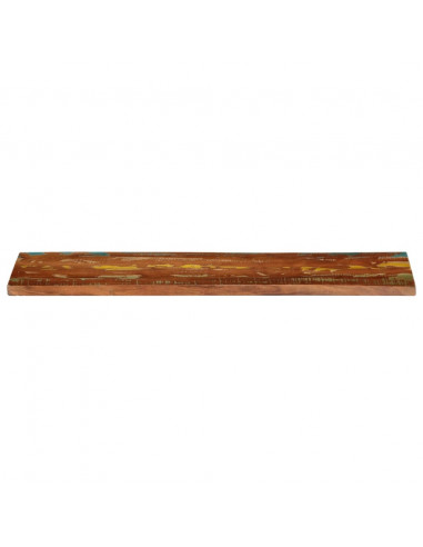 Piano Tavolo 110x40x3,8 cm Rettangolare in Massello di Recupero