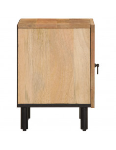 Comodini 2pz 40x33x46 cm in Legno Massello di Mango 2