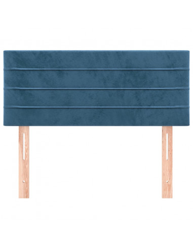 Testiera Blu Scuro 100x5x78/88 cm in Velluto