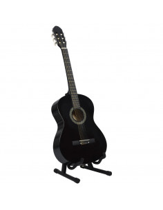 Set Chitarra Classica per Principianti 12 pz Nera 4/4 39" 2