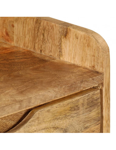 Comodino in Legno Massello di Mango 40x30x59,5 cm