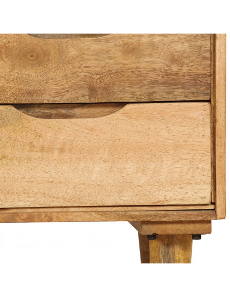 Comodino in Legno Massello di Mango 40x30x59,5 cm