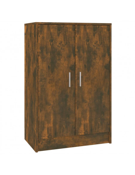 Scarpiera Rovere Fumo 60x35x92 cm in Legno Multistrato