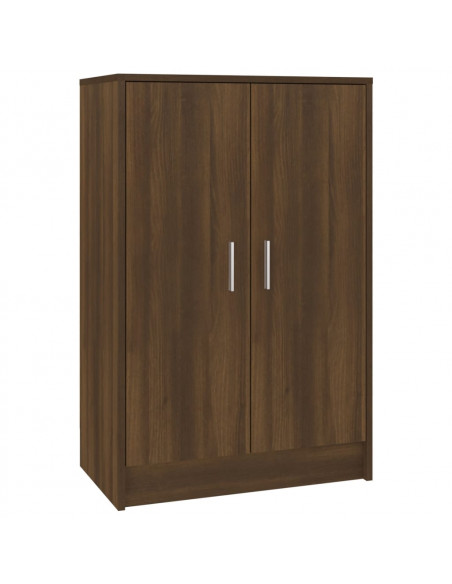 Scarpiera Rovere Marrone 60x35x92 cm in Legno Multistrato
