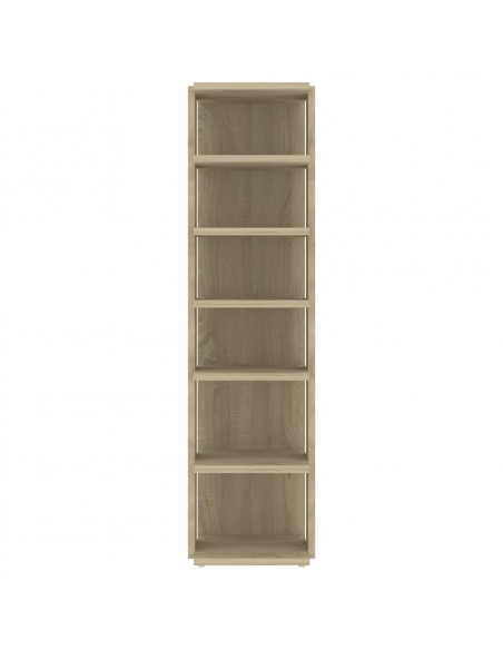 Scarpiera Rovere Sonoma 27,5x27x102 cm in Legno Multistrato