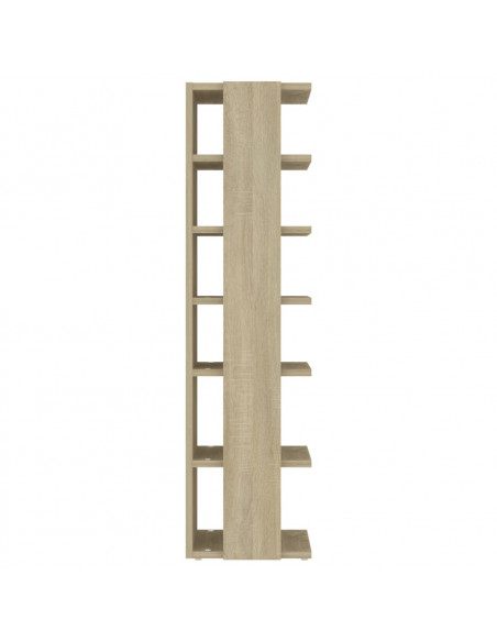 Scarpiera Rovere Sonoma 27,5x27x102 cm in Legno Multistrato