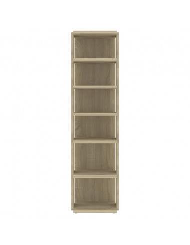 Scarpiere 2 pz Rovere sonoma 27,5x27x102 cm