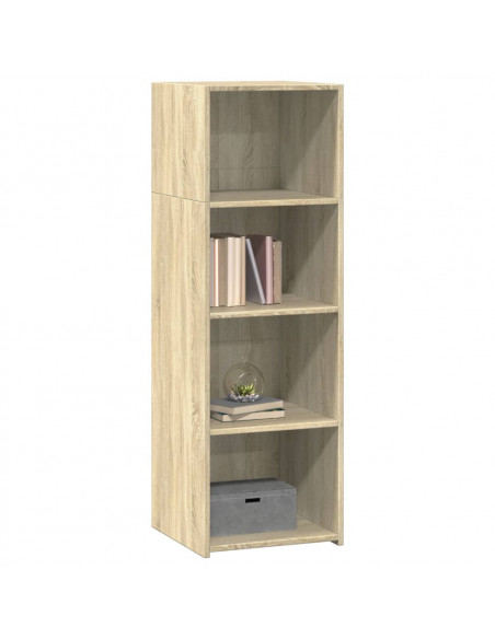 Credenza Rovere Sonoma 40x41x124cm in Legno Multistrato