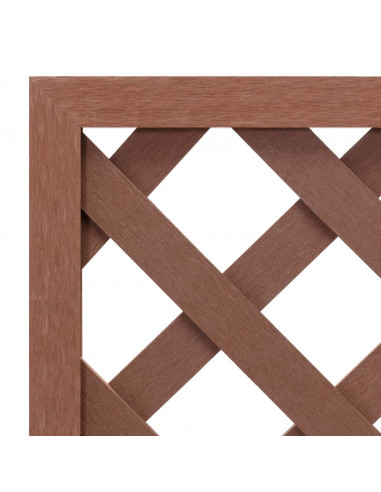 Fioriera a Traliccio 40x30x135 cm in WPC